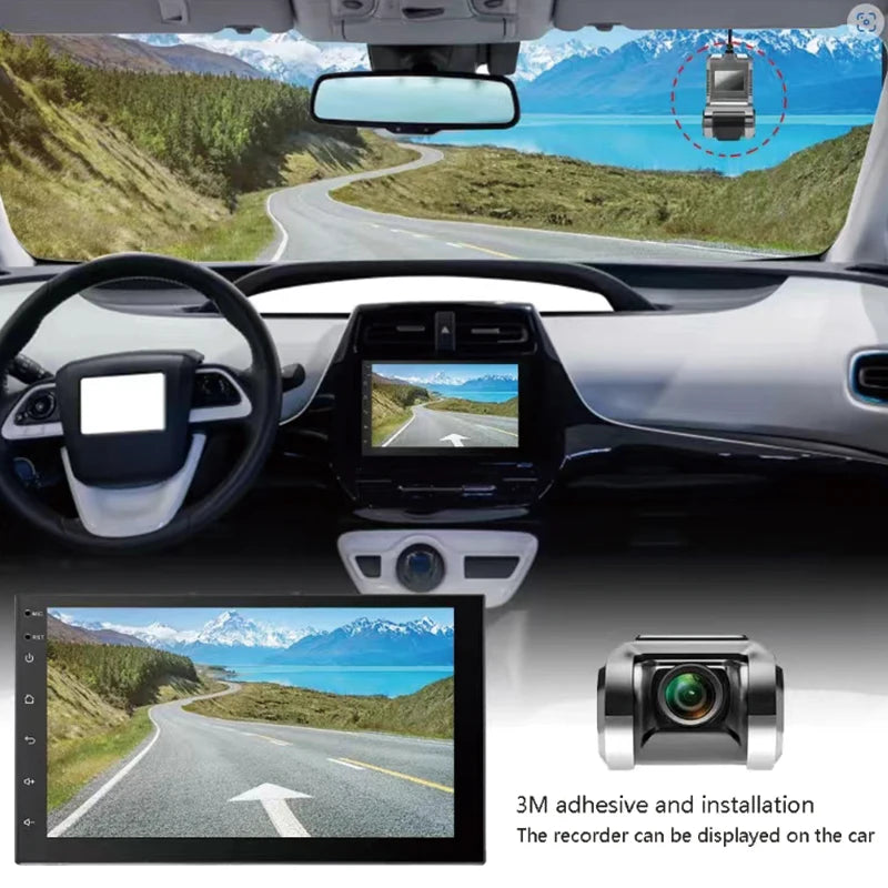 Dual Lens Dash Cam with ADAS for Android Players