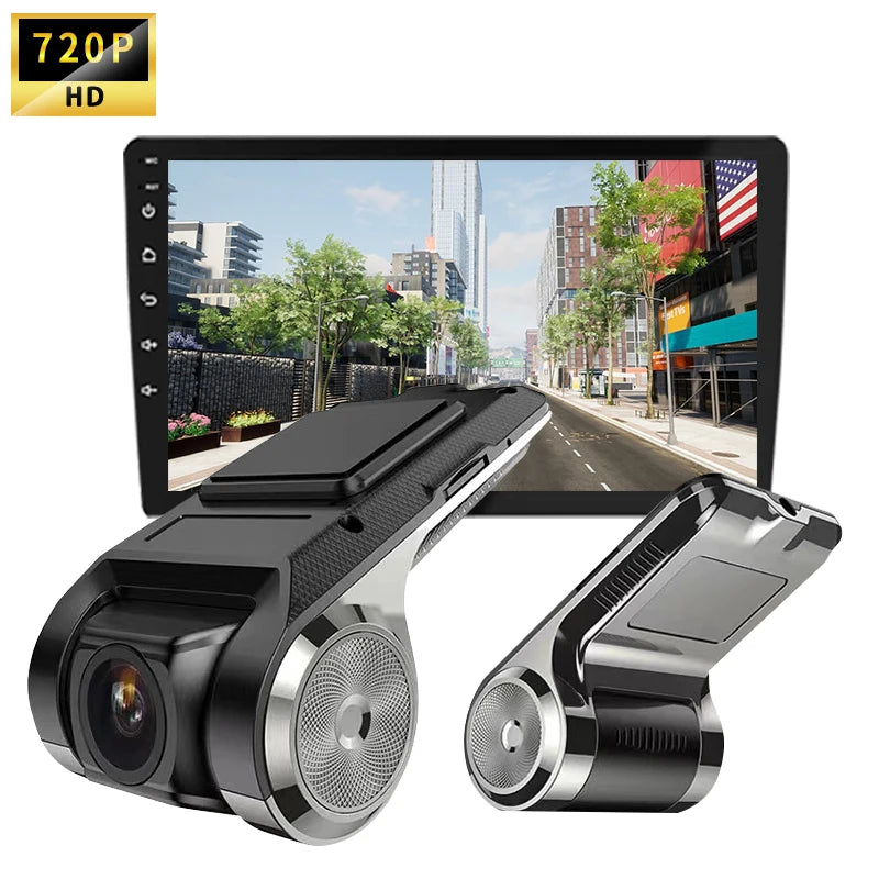 Dual Lens Dash Cam with ADAS for Android Players