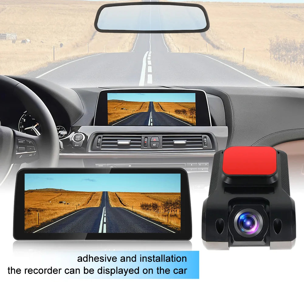 Wide Angle Dash Cam with ADAS & Night 170 Vision