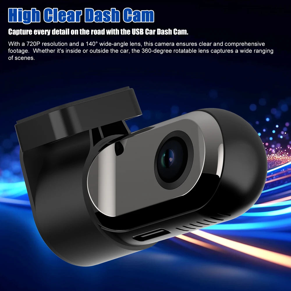 Rotating Dash Cam with ADAS System 360